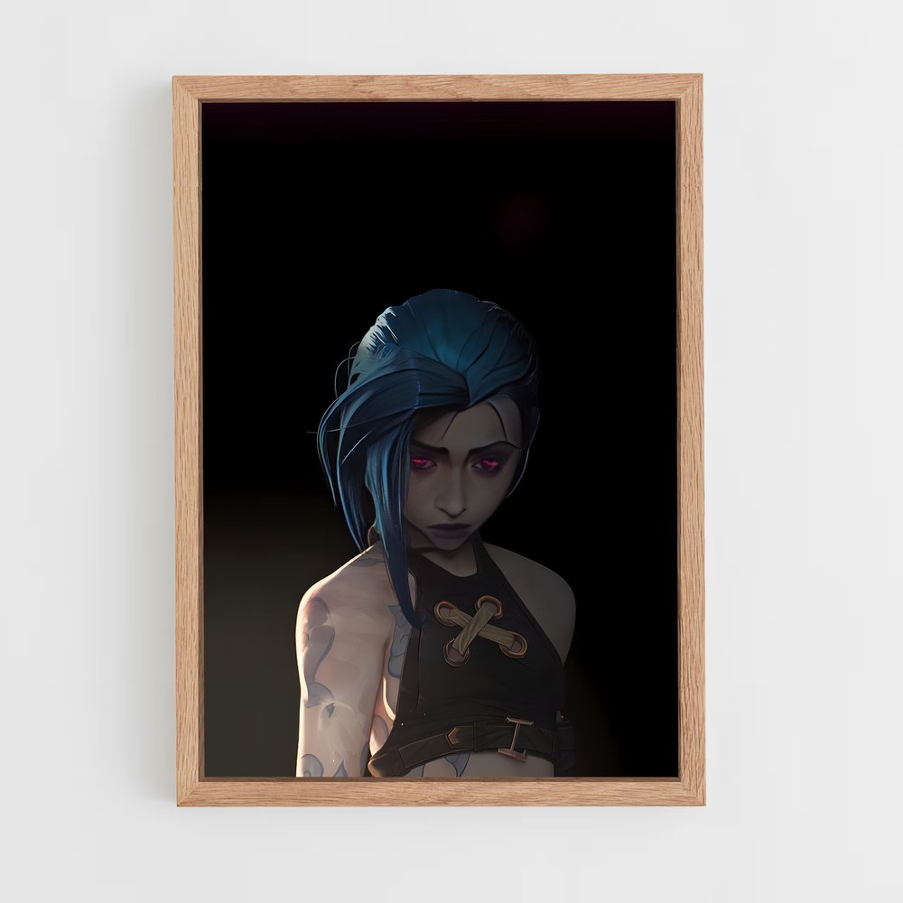 Poster Jinx et ses Enigmes – affiche League Of Legends (vue 4)